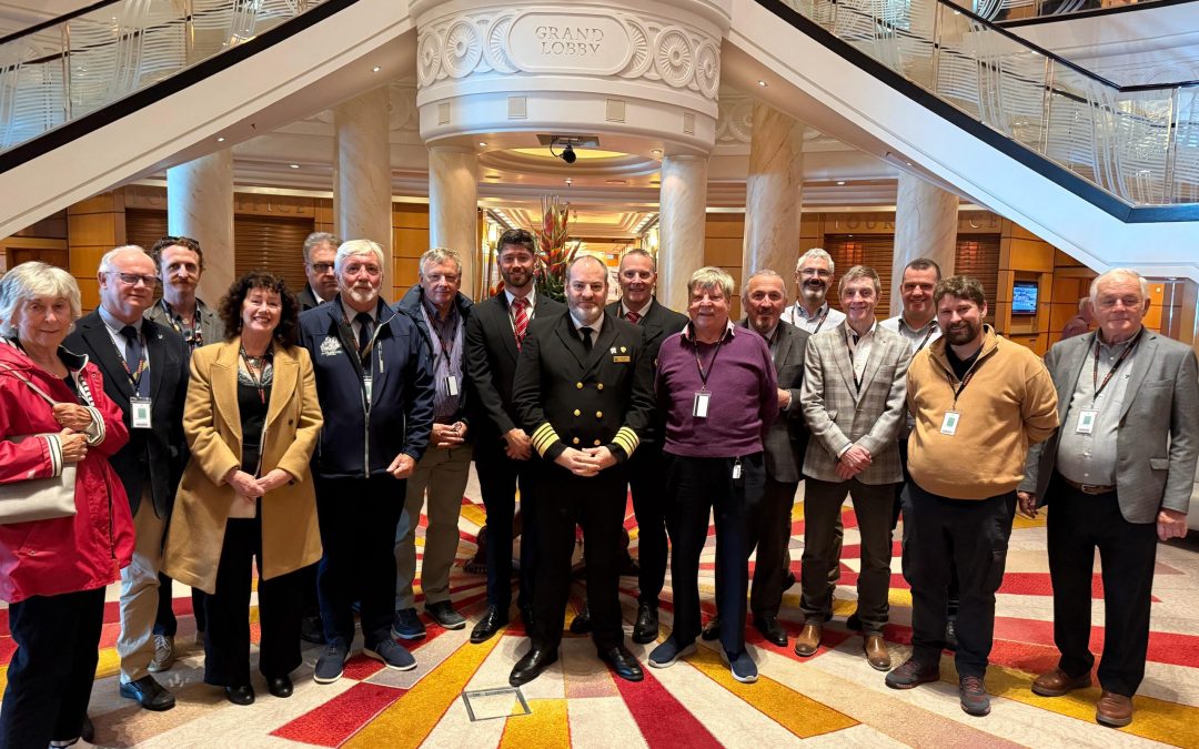 IIMM visit the Queen Mary 2 in Cobh